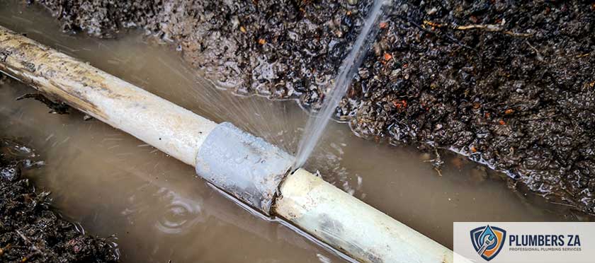 Burst water pipe plumbing services in Gauteng – emergency pipe repairs and leak isolation