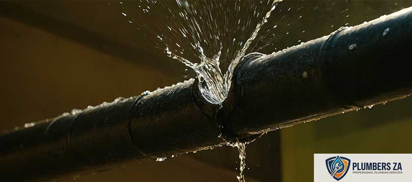 Burst pipe repairs by professional plumbers in Gauteng