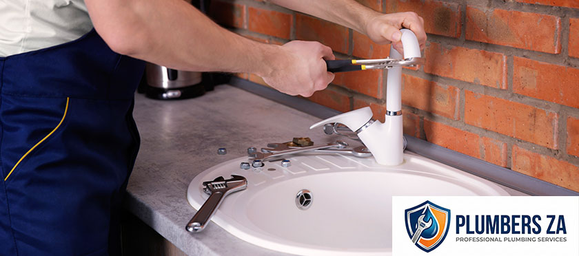 Emergency water tap repairs by Plumbers ZA fixing leaking or broken taps in Gauteng
