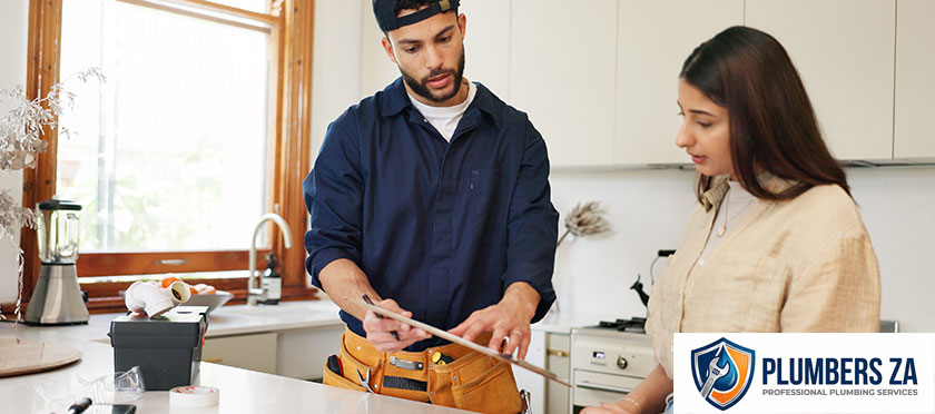 Plumbing inspection services by Plumbers ZA inspecting pipes and water systems in Gauteng
